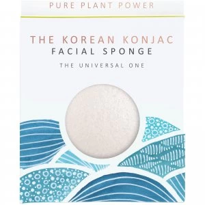 Image of The Konjac Sponge Company The Elements Water Facial Sponge - 100% Pure White 30g