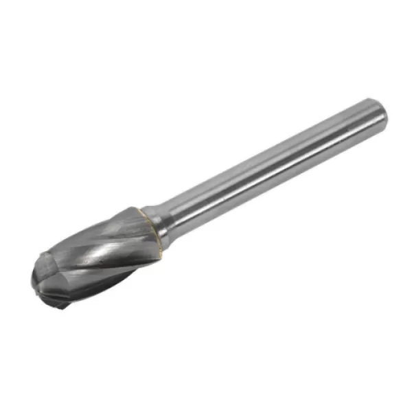 Image of Sealey SDBC2 Tungsten Carbide Rotary Burr Cylindrical Ball Nose Ripper/Coarse