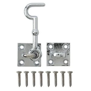 Image of Chrome-plated Zamac Cabin hook (L)70mm