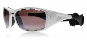 Image of Maui Jim Waterman Sunglasses White PCBG 63mm