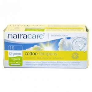 Image of Natracare Regular Cotton Tampons Qty 16