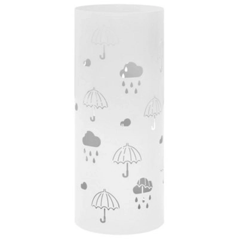 Image of Vidaxl Umbrella Stand Umbrellas Steel White