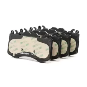 Image of BREMBO Brake pad set PRIME LINE P 44 023 Brake pads,Brake pad set, disc brake LAND ROVER,Range Rover Sport (L320),Range Rover III (L322)