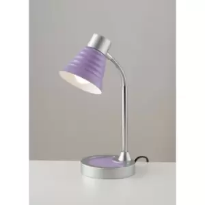 Image of Lampe de table Leonardo Violet ampoules 39cm