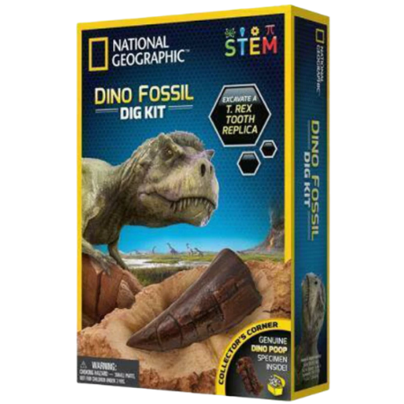 Image of National Geographic STEM National Geographic Dino Fossil Dig Kit