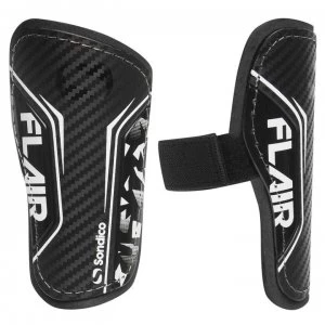 Image of Sondico Flair Slip Shinguards - Black/White