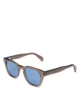 Image of Salvatore Ferragamo Double Gancini Square Sunglasses, 49mm
