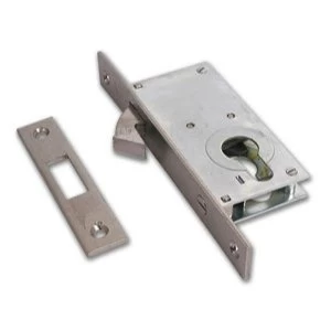 Image of Cisa 45110-30 Euro Cylinder Hook Bolt Sliding Door Lock