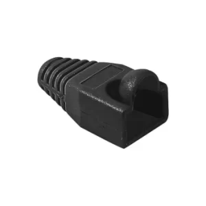 Image of 6mm Bag of 10 Black RJ45 Sleeves
