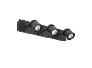 Image of Coco Triple Spotlight Wall Lamp Black 3x GU10