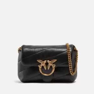 Image of Pinko Love Baby Puff C Leather Crossbody Bag