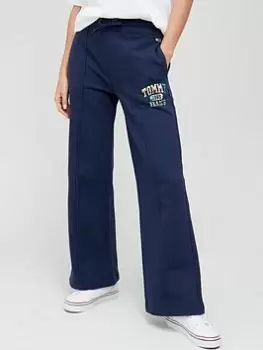 Image of Tommy Jeans Straight Leg Sustainable Sweat Pant - Navy, Size S, Women