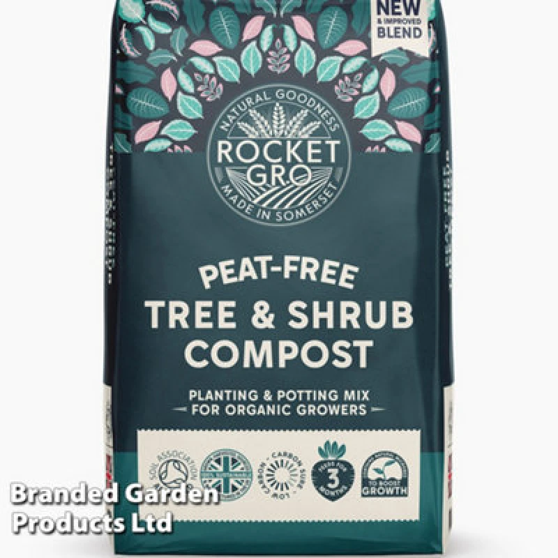 Image of Thompson & Morgan Rocketgro Peat-Free Tree & Shrub Compost 50 Litre X 1 Unit