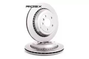 Image of RIDEX Brake disc MERCEDES-BENZ 82B0575 1644230612,1644231112,1644231312 Brake rotor,Brake discs,Brake rotors A1644230612,A1644231112,A1644231312