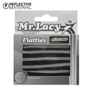 Image of Mr Lacy Flatties Reflective - Black