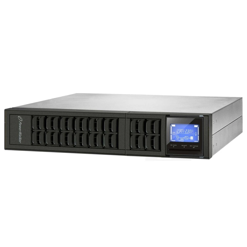 Image of PowerWalker VFI 3000 CRM LCD UK uninterruptible power supply (UPS) Dou
