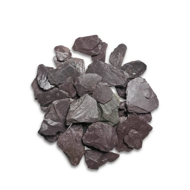 Image of Buttercup Farm 20mm Blue Slate Chippings - Premium Aggregate Bulk Bag - 850 kilos Multicolor Unisex