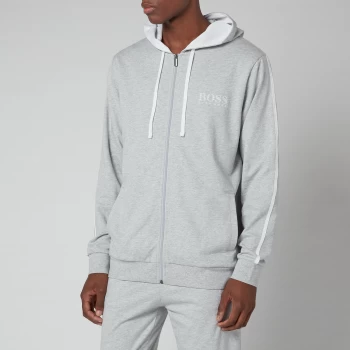 Image of Hugo Boss Authentic Lounge Zip Through Hoodie Grey Size L Men
