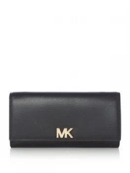 Image of Michael Kors Mott large clutch bag Black