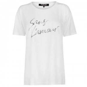 Image of Firetrap Blackseal L'amour T Shirt - White