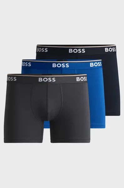 Image of Boss 3-pack Boxer Shorts Boxer Briefs Small Blue 42163418350