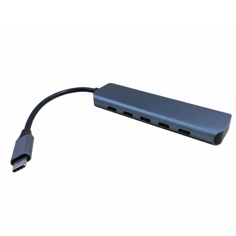 Image of FDL USB TYPE C TO 4 PORT USB-C 3.1 HUB + 1x USB-C WITH PD