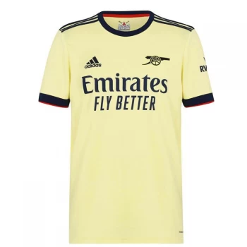 Image of adidas Arsenal Away Shirt 2021 2022 - Yellow