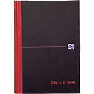 Image of OXFORD Black n' Red Casebound Notebook Ruled A5 192 Pages