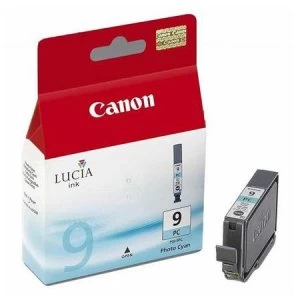 Image of Canon PGI9 Photo Cyan Ink Cartridge