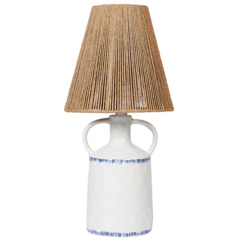 Image of Beliani Table Lamp Larissos Ceramic White