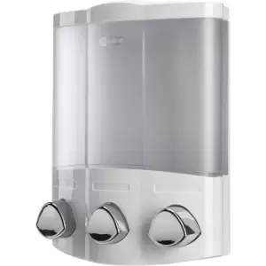 Image of Euro Soap Dispenser Trio, White - Croydex
