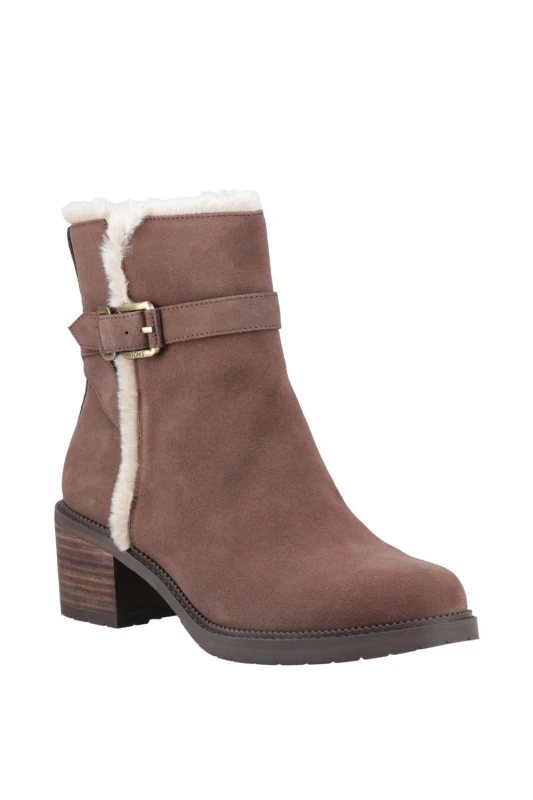 Image of TOMS Womens Hailey Buckle Ankle Boot in Brown Size: 8 Brown Female 8