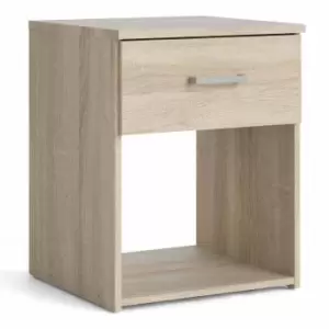 Image of Space Bedside 1 Drawer In Oak Effect