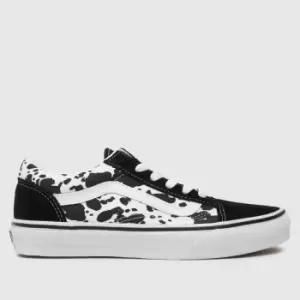 Image of Vans Black & white old skool Youth Trainers