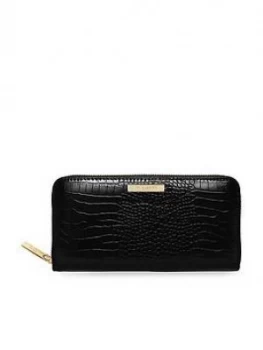Image of Katie Loxton Celine Large Croc Purse - Black