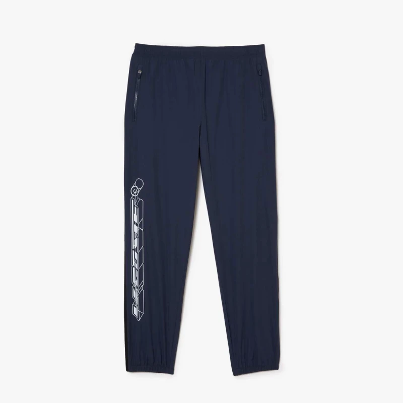 Image of Lacoste Showerproof Stretch Track Pants - Blue Blue XS