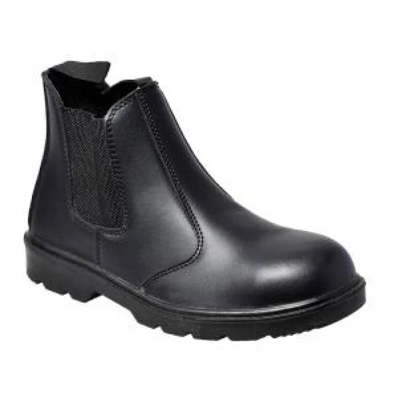 Image of Portwest S1P Safety Dealer Boots FW51BKR47 Colour: Black
