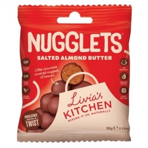 Image of Livia's Kitchen Nugglets Salted Almond Butter 35g