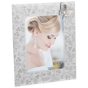 Image of Glitter Leaves Frame 5x7