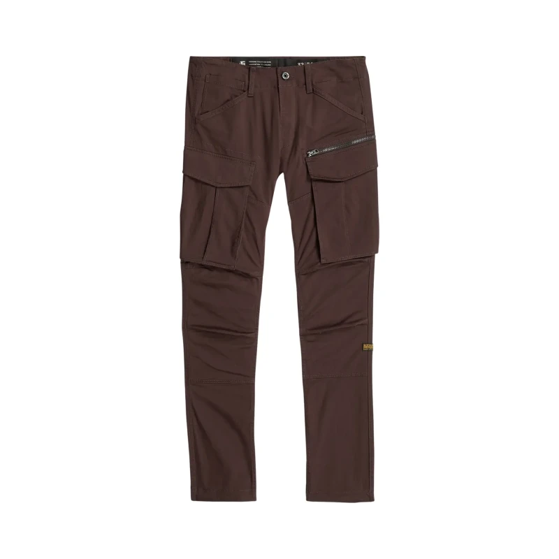 Image of G-Star Regular Trousers G-Star Rovic Zip 3D Tapered Marron Male 32x32