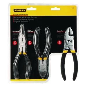Image of Stanley 3 Piece Pliers Set 0-84-114 Pack of 3