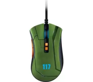 Image of RAZER DeathAdder V2 Halo Infinite Edition Optical Gaming Mouse, Green