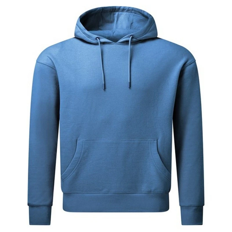 Image of Anthem Mens Plain Hoodie in Blue Size: XS Blue Male XS