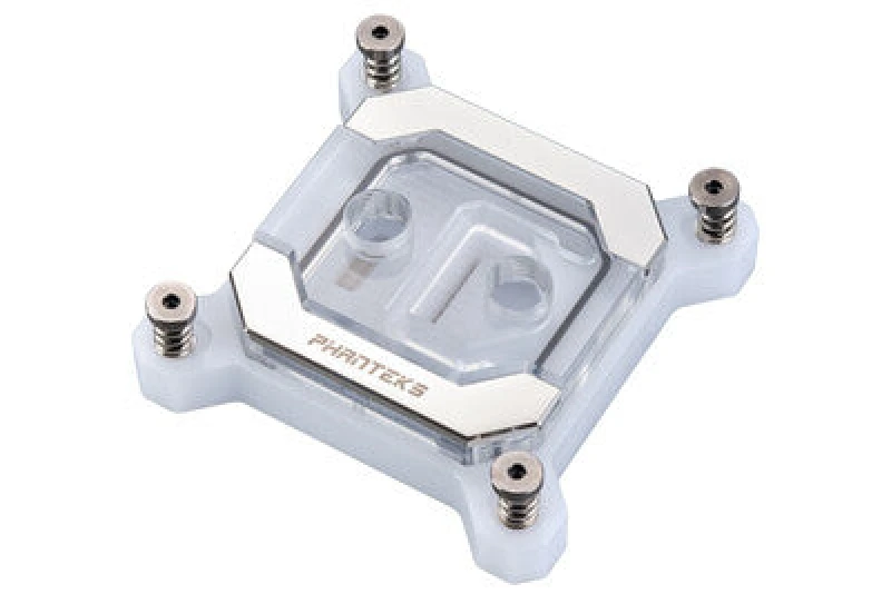 Image of Phanteks Glacier C370I Intel CPU Water Block Acrylic Cover RGB LED...
