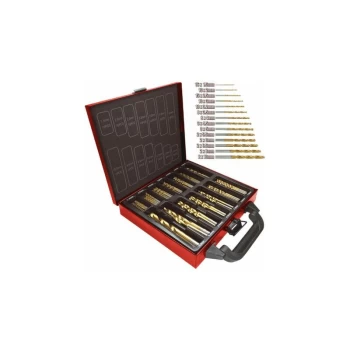 Image of Lumberjack - High Quality 99 Piece Titanium Coated HSS Drill Bits Set
