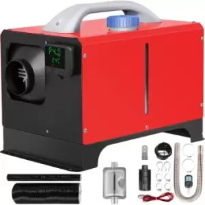 Image of VEVOR Diesel Air Heater, 8KW Parking Heater, All-in-One 12V Truck Heater, One Outlet Hole, with Black LCD, Remote Control, Fast Heating Diesel Heater,