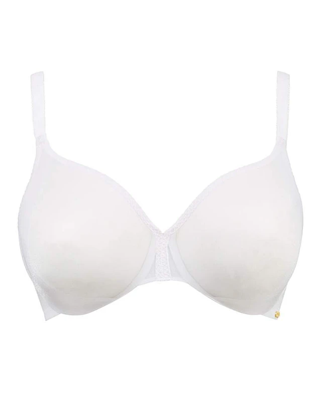 Image of Gossard Gossard Glossies Sheer Bra White - Gossard - Size: 30DD White Female 30DD XS32909