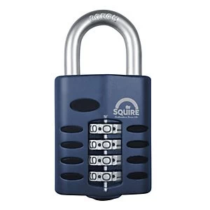Image of Squire Combination Padlock with Hardened Steel Shackle - 50mm