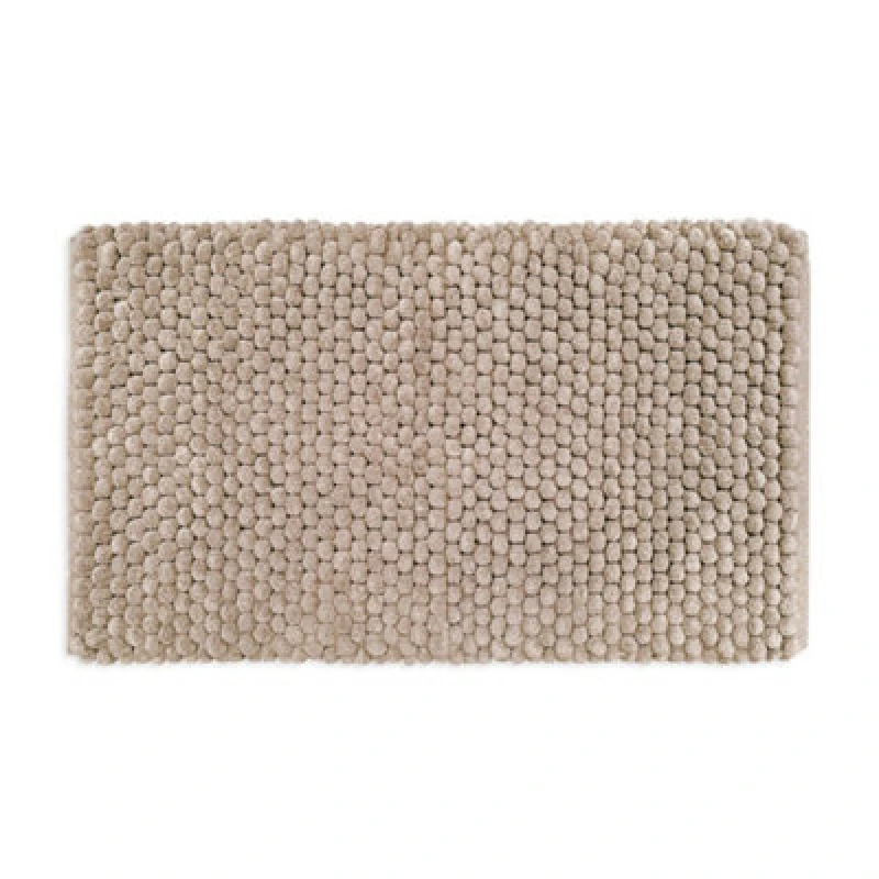 Image of Allure Bath Fashions Luxury Non Slip Chunky Bobble Bath Mat - Mocha