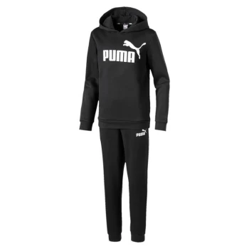 Image of Puma OTH Hoodie And Joggers Set Junior Boys - Black